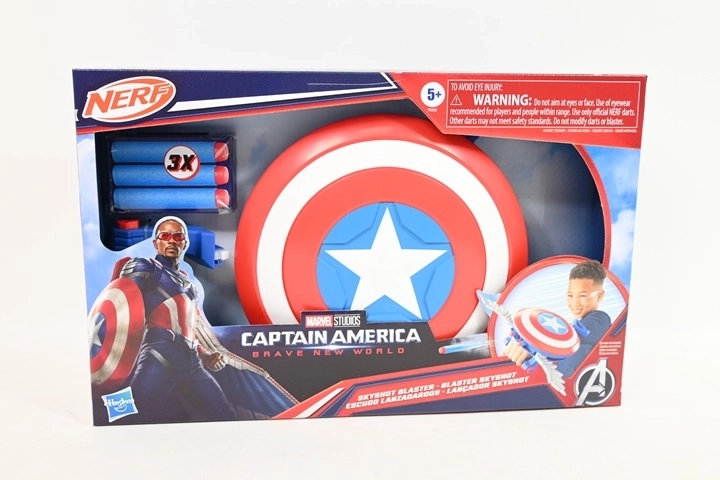 Nerf štit Kapetana Amerike s izbacivačem strelica