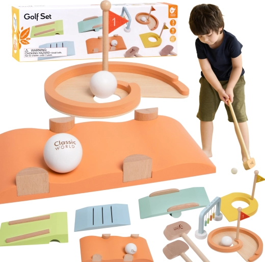 Drveni minigolf s preprekama CLASSIC WORLD