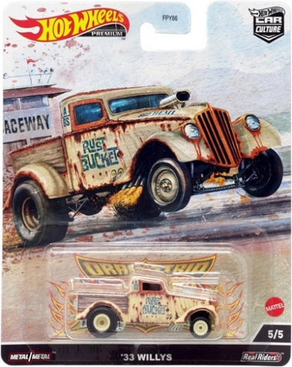 Hot Wheels Premium 1933 Willys Rust Bucket – metalni kolekcionarski model