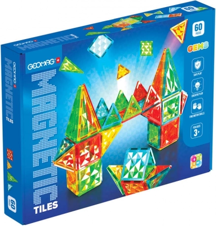 Geomag Gems Rocket magnetične pločice 60 kom