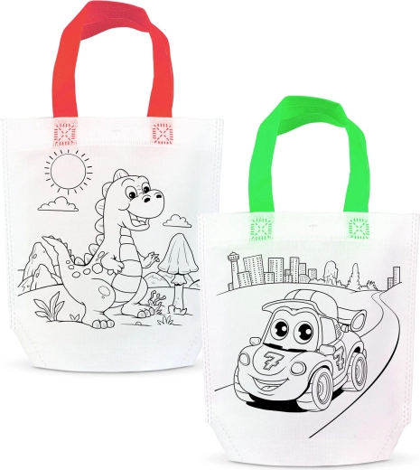 Coloring gift bag with 4 markers - 1 piece