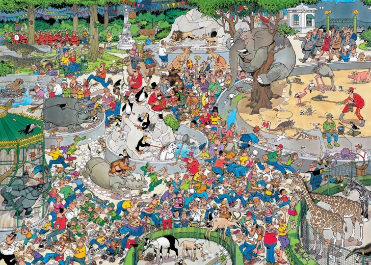 Jumbo Jan van Haasteren Zoo XL slagalica 500 dijelova