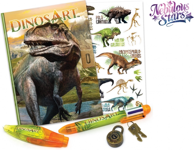 DinosArt bilježnica s lokotom