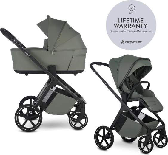 Easywalker kombinirana kolica Zoey Go mineral green