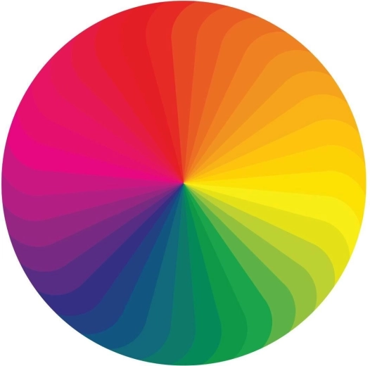 Okrugle puzzle Paleta boja 570 dijelova