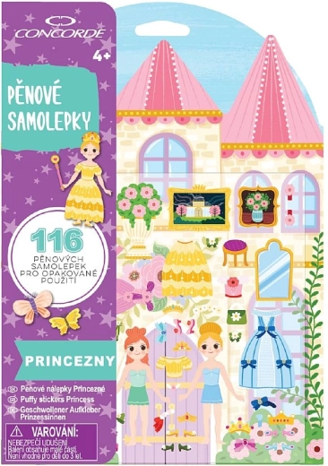 Pjenaste naljepnice CONCORDE – princeze, 116 kom