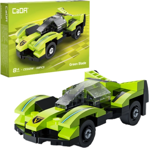 CaDA građevinski set trkaći automobil Green Blade (68 dijelova)