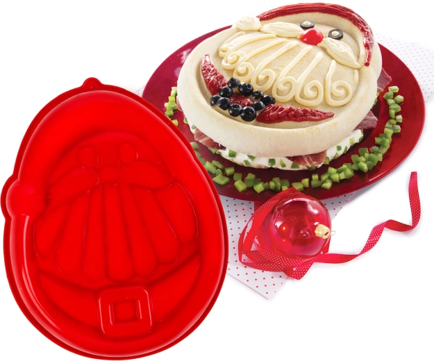 Silicone Santa Claus Baking Mold
