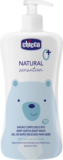 Chicco Natural Sensation gel za tuširanje s aloe verom i kamilicom 500 ml