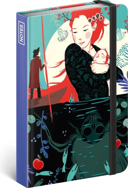 Linirani notes s autorskim dizajnom Kateřine Bažantové 11 × 16 cm