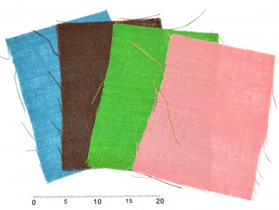 Tkaninske dekoracije A4 – set 10 kom