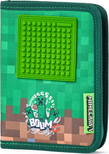 Pixie Crew & Minecraft jednokatna školska pernica s piksel panelom