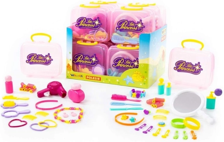 Toaletni stolić Mala princeza u koferu – set od 16 dijelova