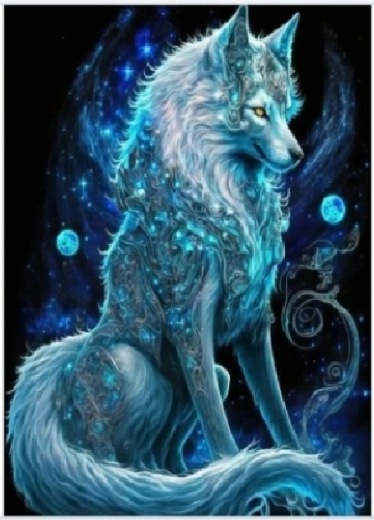 Dijamantno slikanje Čarobna lisica 30 × 40 cm