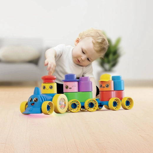 Momy Soft mekane kocke s vlakićem (25 kom)
