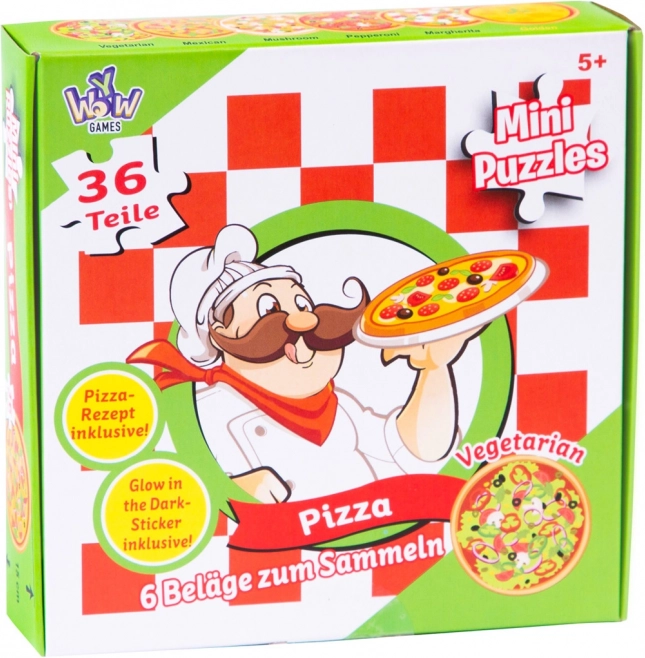 Okrugle puzzle Pizza 36 dijelova