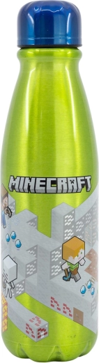 Minecraft Isometric aluminum drinking bottle 600 ml