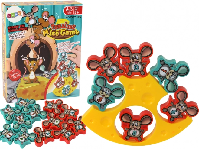 Balansirajuća arkadna igra Cheese Tower 12 ele. Sat matematike