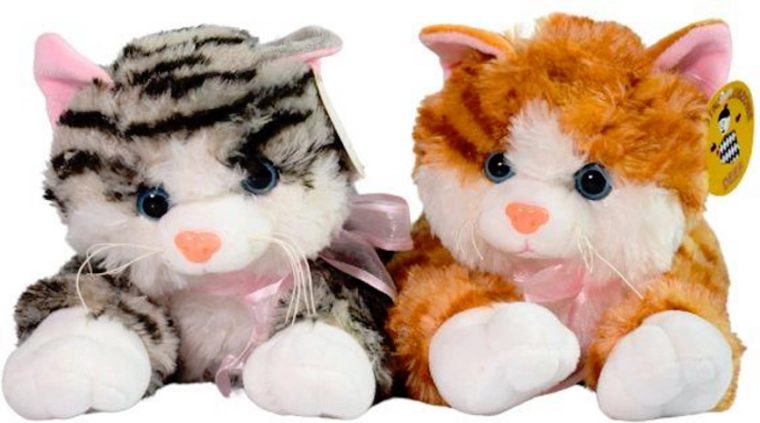 Plišana mačka prugasta – velika ležeća