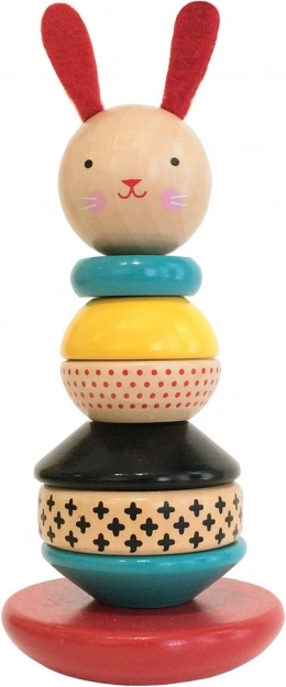 Drvena slagalica toranj zečić