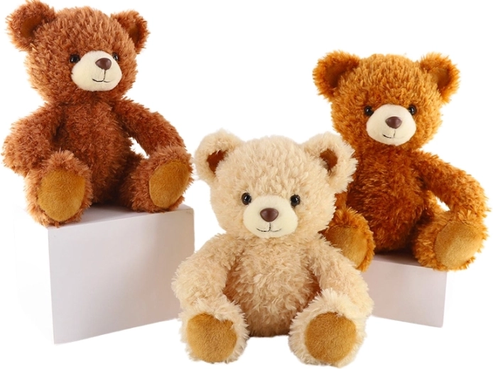 Plišani bijeli medo 25 cm