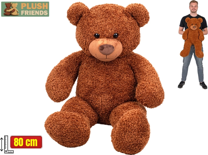 Plišani medvjed Plush Friends 80 cm smeđi