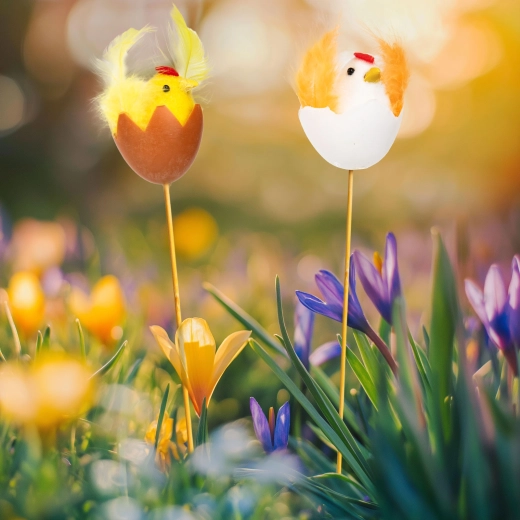Easter pick chick or hen - 1 piece