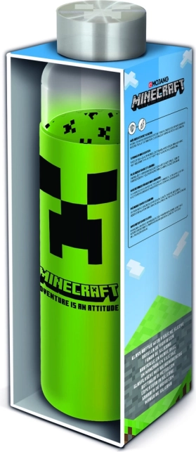 Staklena boca s navlakom MINECRAFT 585 ml