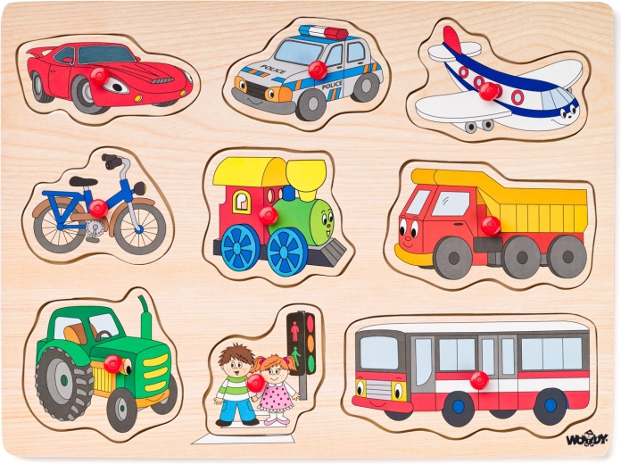 Puzzle na ploči – prijevozna sredstva