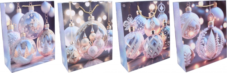 Božićna poklon-vrećica M 26 × 32 × 10 cm