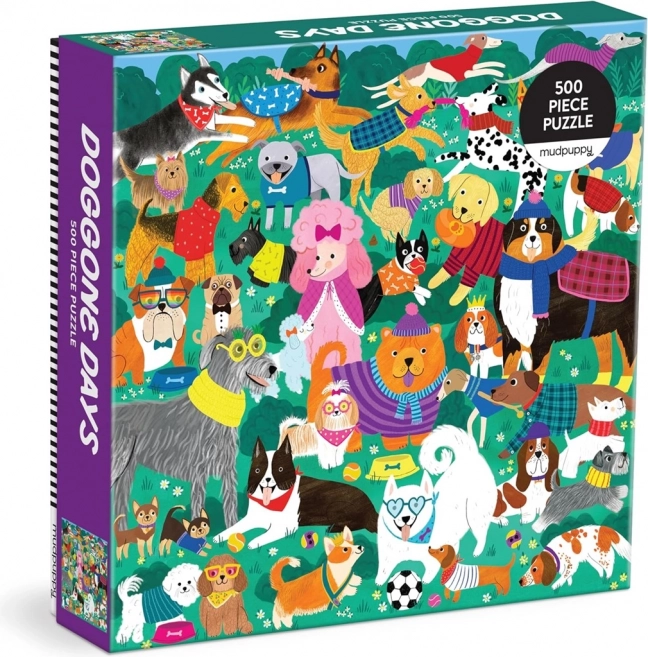 Mudpuppy obiteljska slagalica Pseći dan u parku 500 dijelova