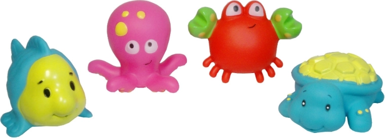 Piskajuće životinjice za kupanje za malu djecu