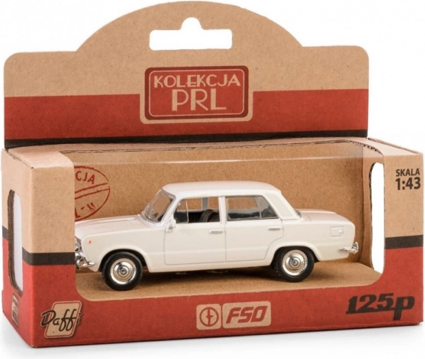 Model automobila PRL FIAT 125p bijeli 1:43