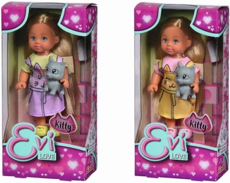 Lutkica Evi Love s mačićem – 2 varijante