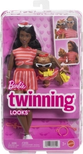 Barbie Twinning Looks lutka i psić s dodacima