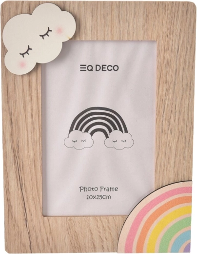 Drveni foto okvir Rainbow 10 × 15 cm