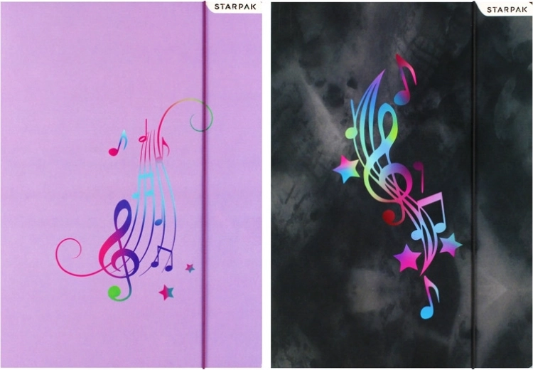 STARPak A4 document folder with music motif - 1 piece