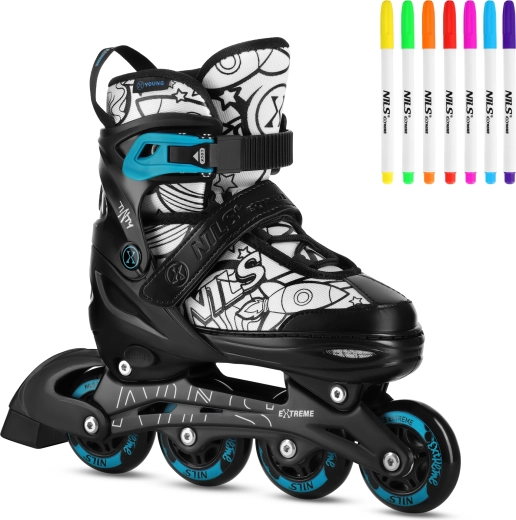 Dječje role 4u1 NILS Extreme Tinty zelene – M (35-38)