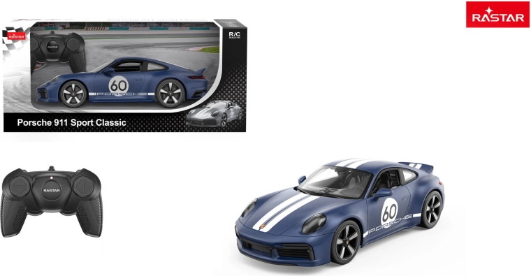 Rastar daljinski upravljani auto Porsche 911 Sport Classic 1:16 plavi