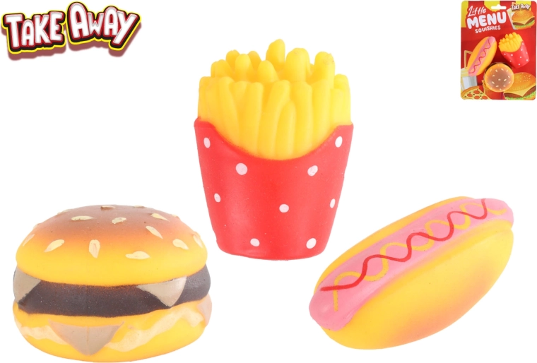 Rastezljive mini fast food igračke Take Away (6 kom)