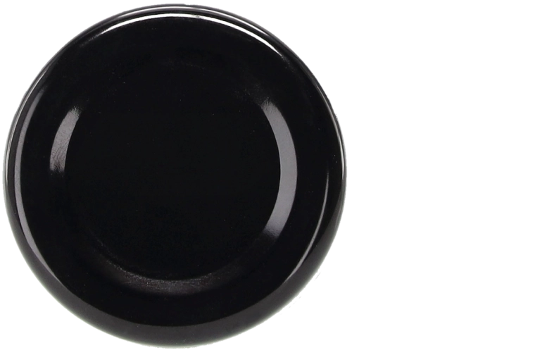 Set crnih poklopaca 43 mm za staklenke i boce – 20 kom