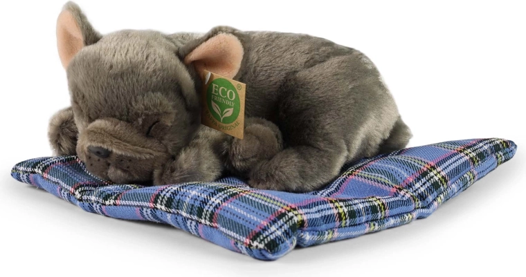 Rappa Plush Dog Lying ECO-FRIENDLY