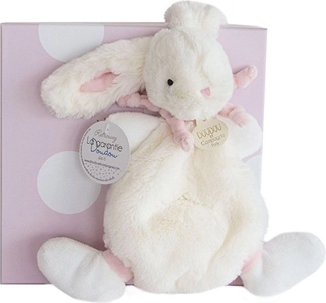Doudou poklon set - plišani zeko ružičasti