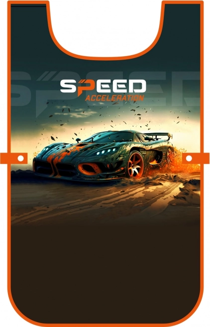 Dječja pregača pončo s motivom auta