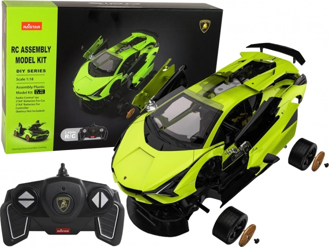 R/C 1:18 Lamborghini Sian FKP 37 Rastar set kocaka