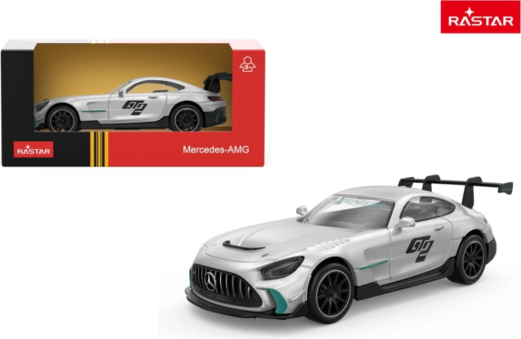 Metalni model auta Rastar Mercedes-AMG GT2 1:43 srebrni
