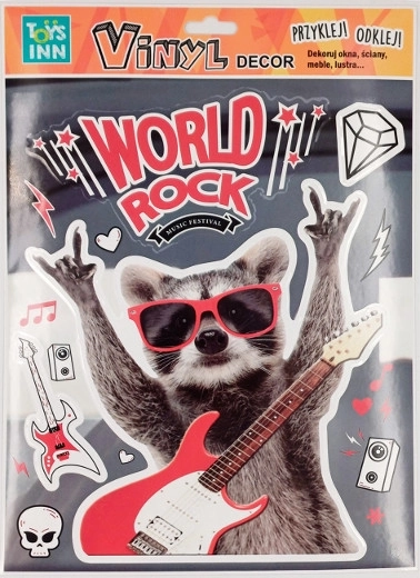 Vinilne naljepnice rakun – preslatka dekoracija za dječju sobu