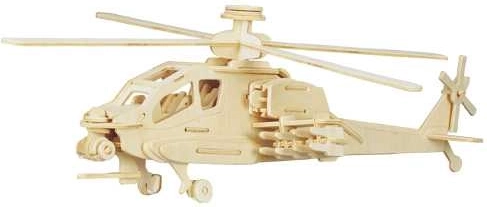 Woodcraft drvene 3D puzzle – helikopter Apache