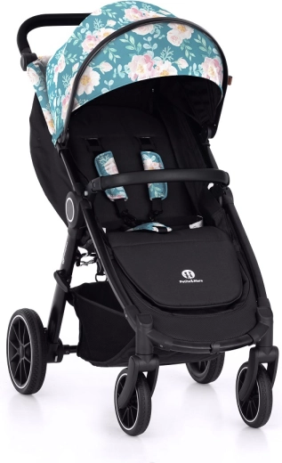 Petite&Mars sportska kolica Street+ RWS black limited 100 roses