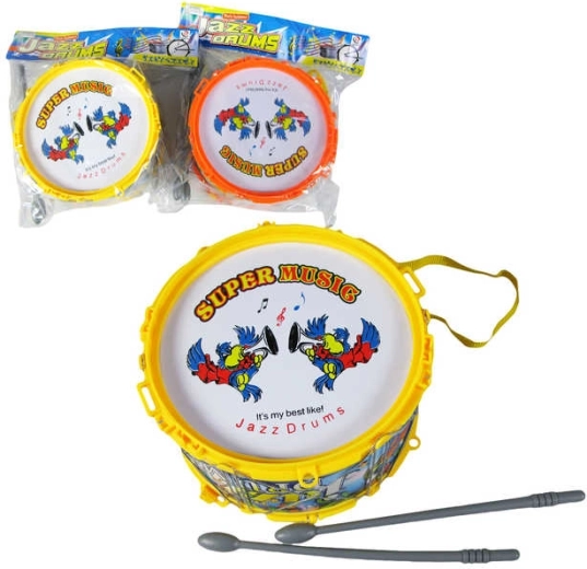Wiky children’s drum with drumsticks, 17 cm